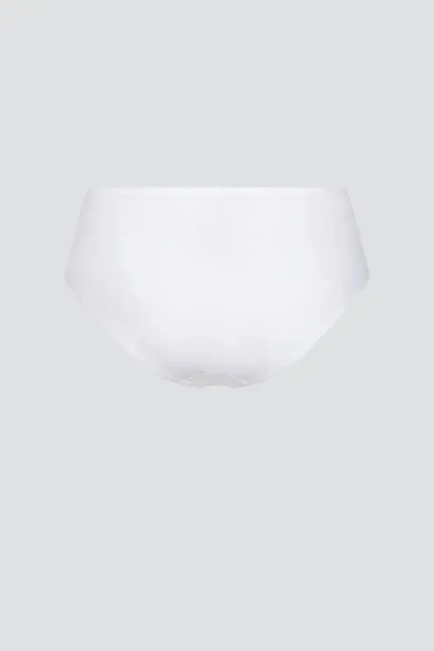 100% White Organic Cotton Panty by Comazo