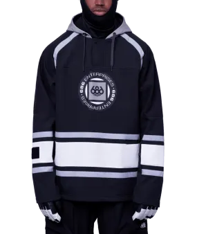 686 Waterproofing Slapshot Hoodie Black Colourblock