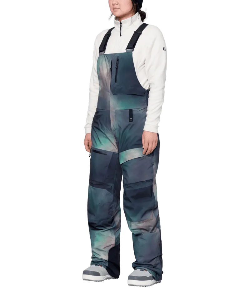 686 Women's Geode Thermagraph Bib Snowboard Pants Spearmint Spray 2024