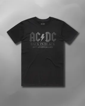 AC/DC - Back In Black 40th Anniversary Edition Tee