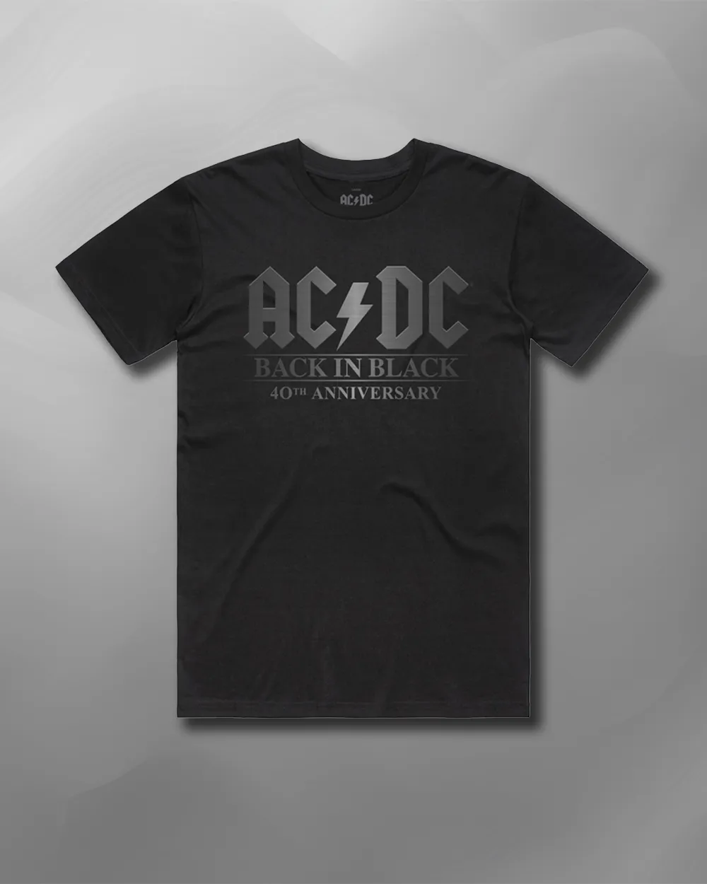 AC/DC - Back In Black 40th Anniversary Edition Tee