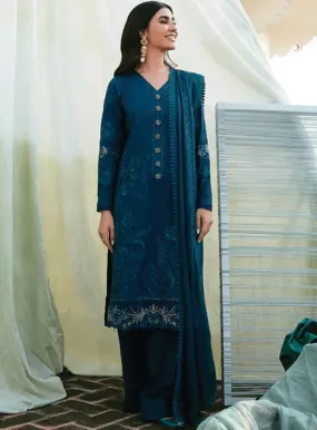 Afsanay By Florent Embroidered Khaddar Unstitched 3 Piece Suit - FL23AK FLK-8A