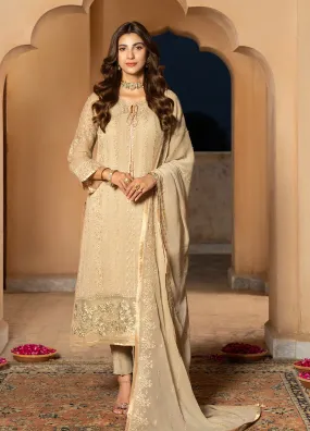 Afsanay By Shahzeb Textiles X Shireen Lakdawala Luxury Chiffon 3 Piece Unstitched Suit ST24A NUR