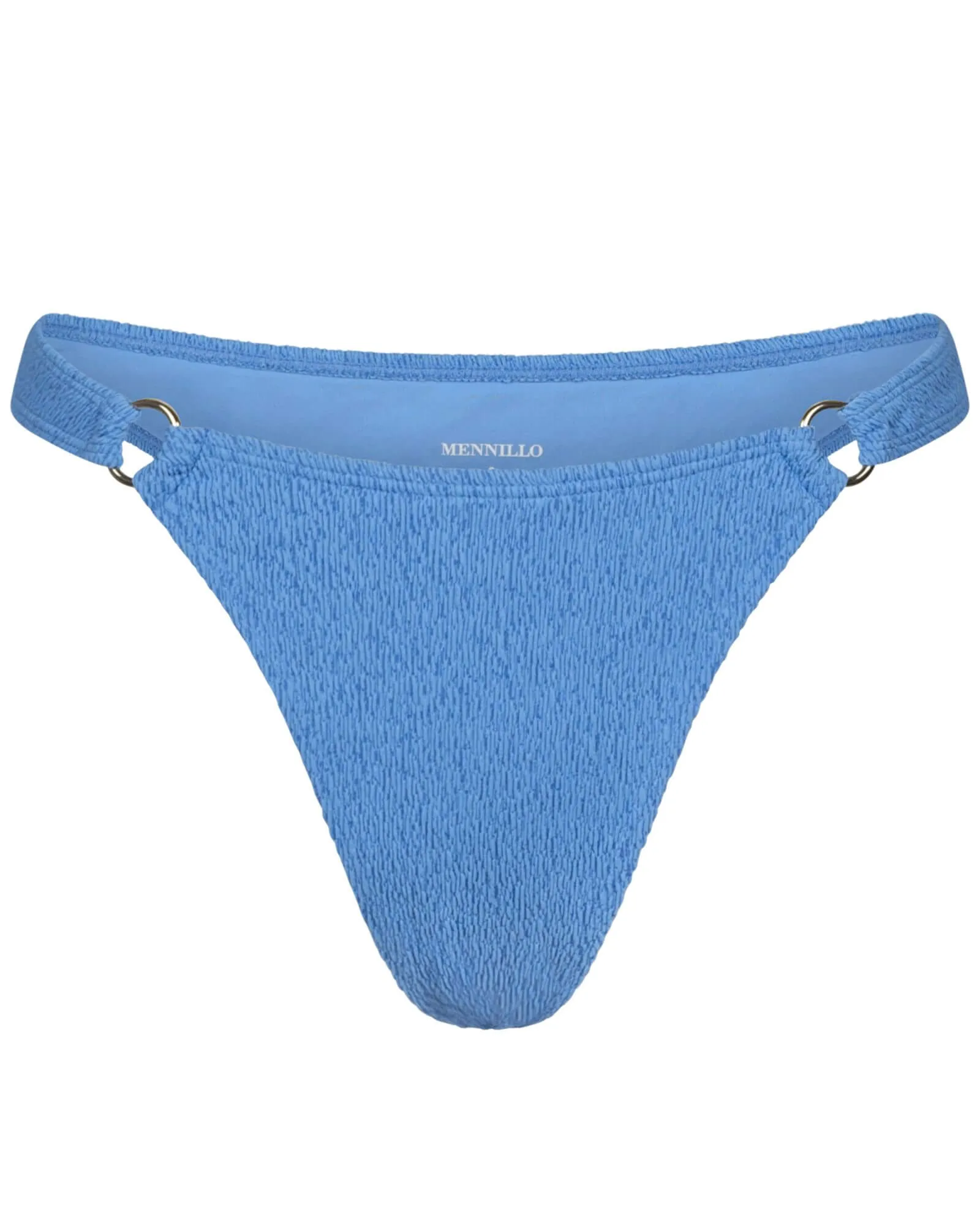 Alfred bottom tanga - Blue crinkle