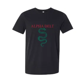 Alpha Delta Gamma Snake Band T-Shirt