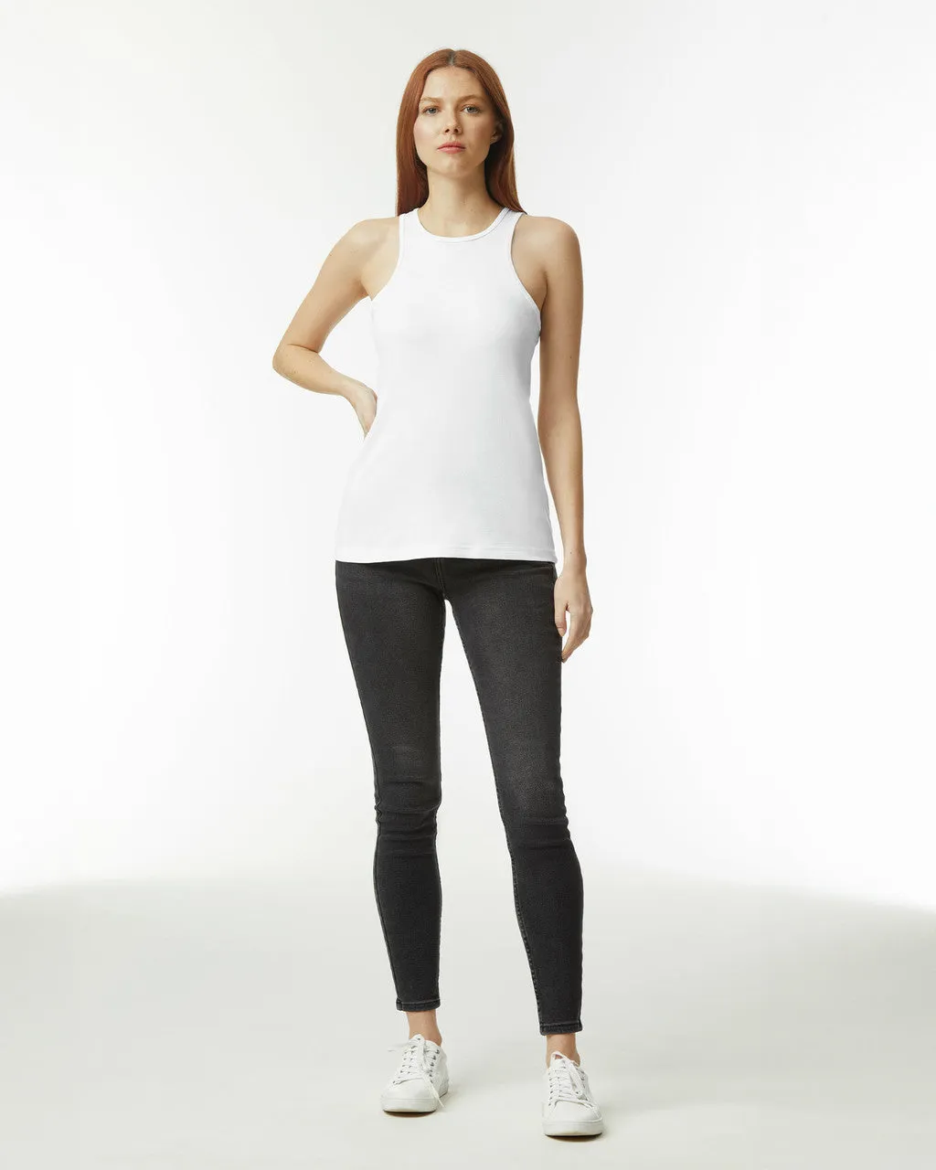 American Apparel Women's Racerneck Tank (101CVC)