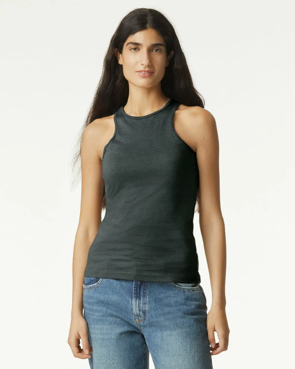 American Apparel Women's Racerneck Tank (101CVC)