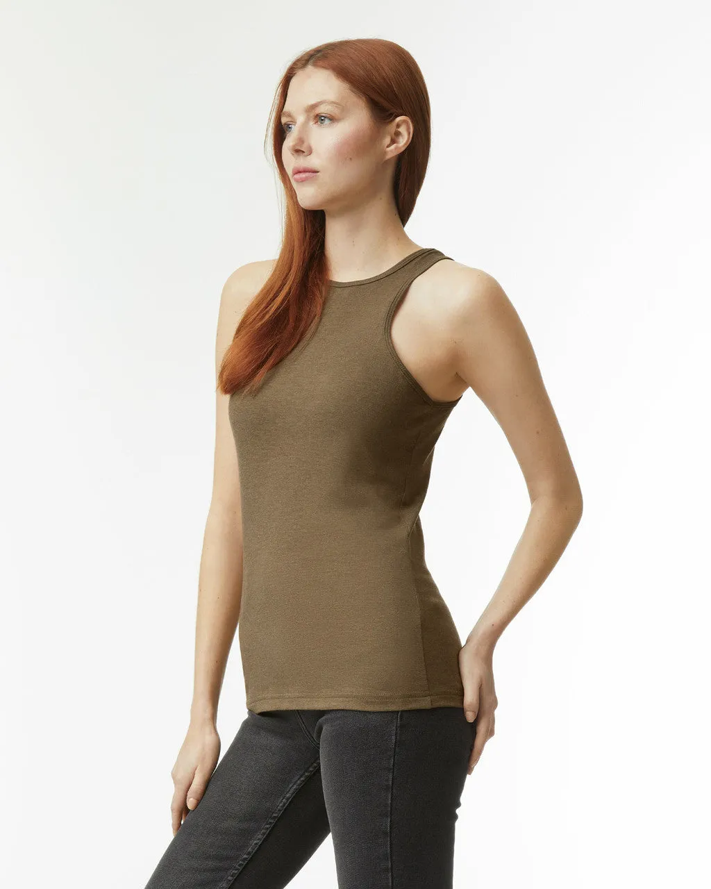 American Apparel Women's Racerneck Tank (101CVC)