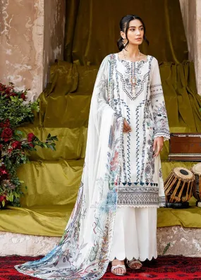 Andaaz By Ramsha Embroidered Lawn Unstitched 3 Piece Suit - 07