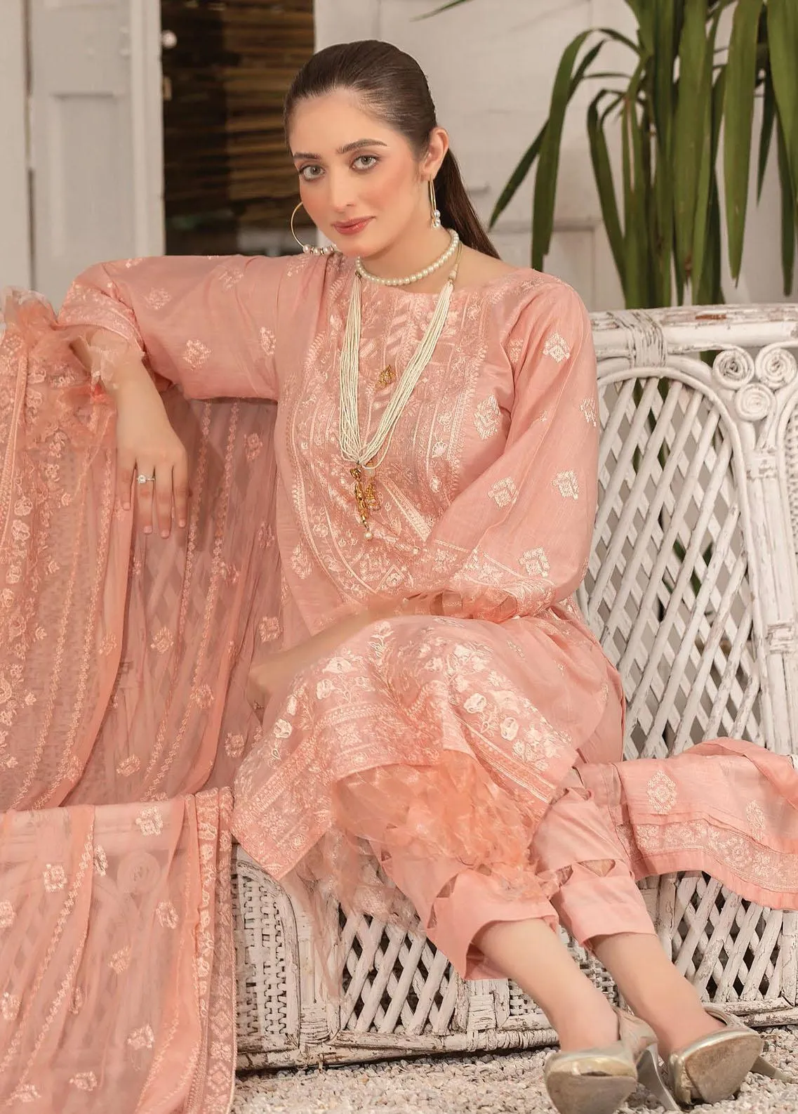 Andaz By Aalaya Embroidered Lawn Unstitched 3 Piece Suit - 06