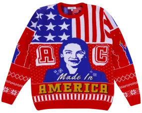 AOC: Alexandria Ocasio-Cortez Knitted Christmas Jumper