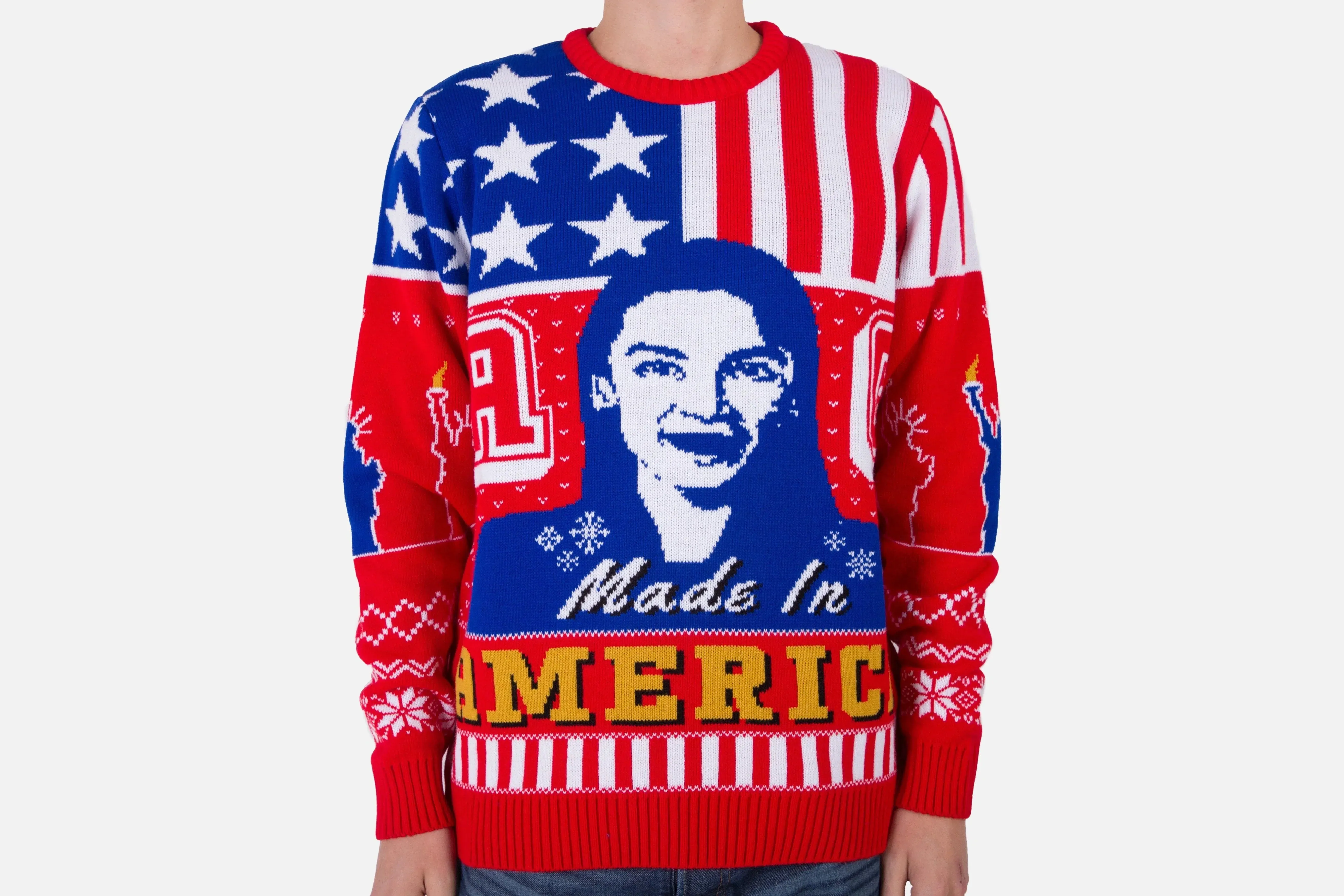 AOC: Alexandria Ocasio-Cortez Knitted Christmas Jumper