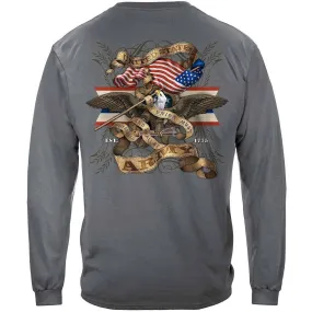 Army Eagle Antique This We'll Defend Premium Long Sleeve