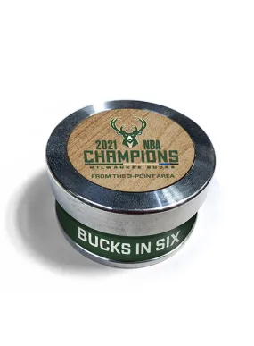 Artsman Milwaukee Bucks Court 2nd Edition 3Point Desk Trophy