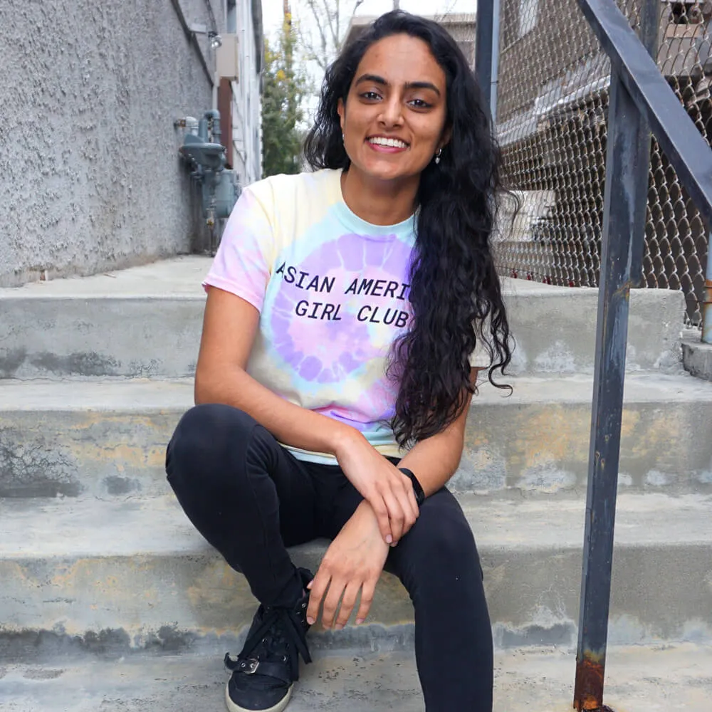 Asian American Girl Club Logo Tie-Dye Tee (Unisex)