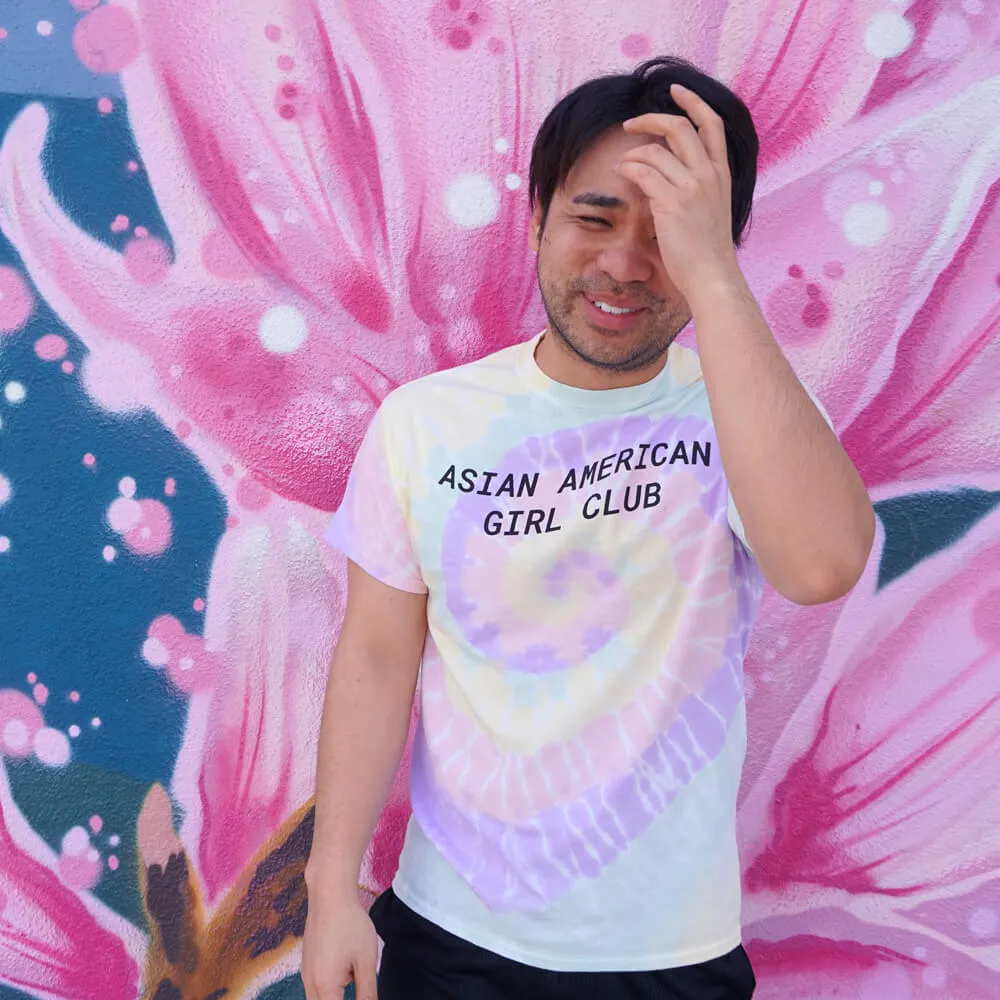 Asian American Girl Club Logo Tie-Dye Tee (Unisex)