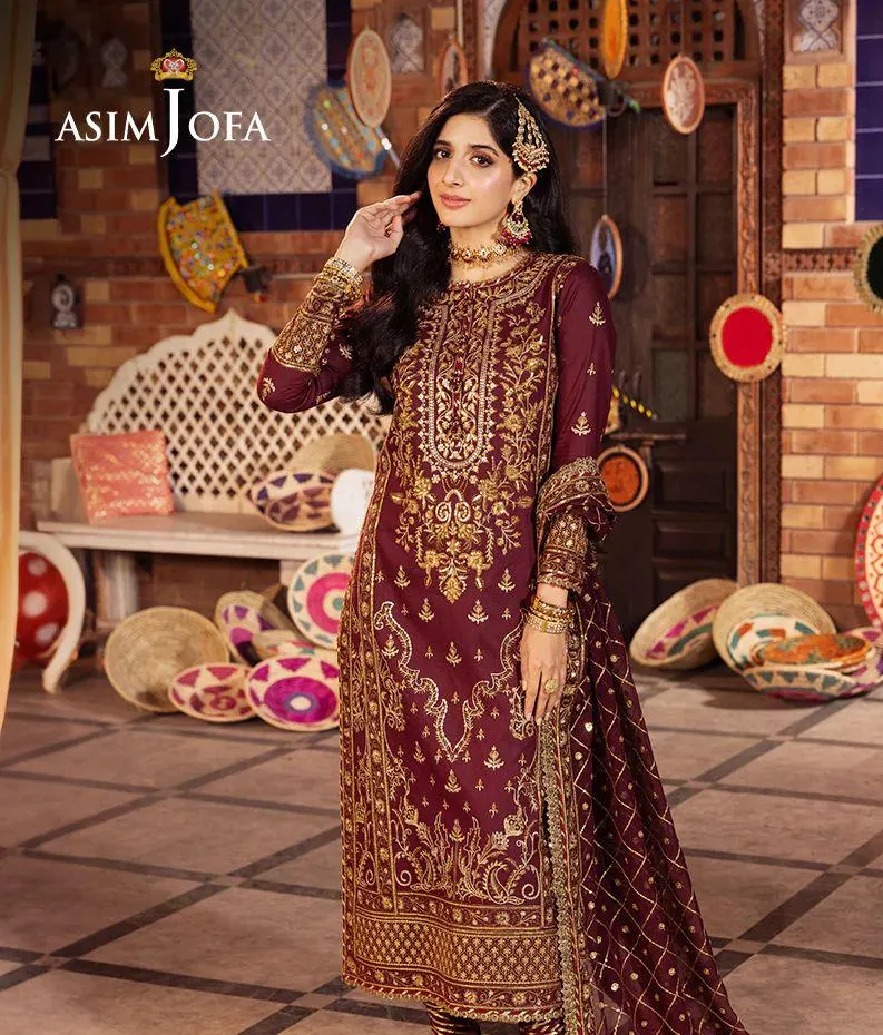 Asim Jofa Chiffon Suit