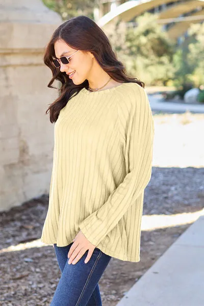 Back To Basics Long Sleeve Knit Top