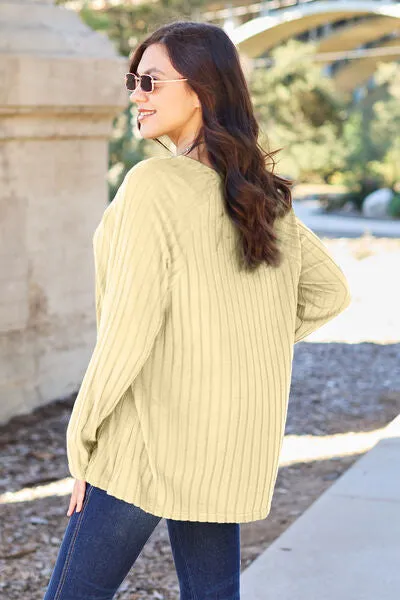 Back To Basics Long Sleeve Knit Top