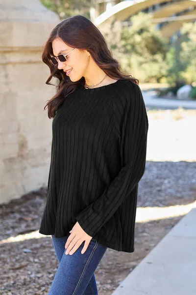 Back To Basics Long Sleeve Knit Top