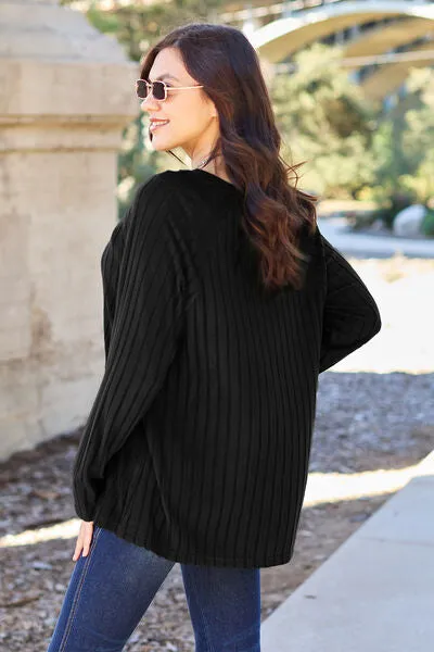 Back To Basics Long Sleeve Knit Top