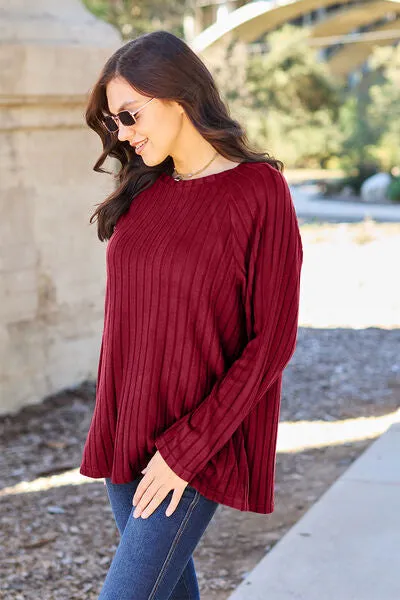 Back To Basics Long Sleeve Knit Top