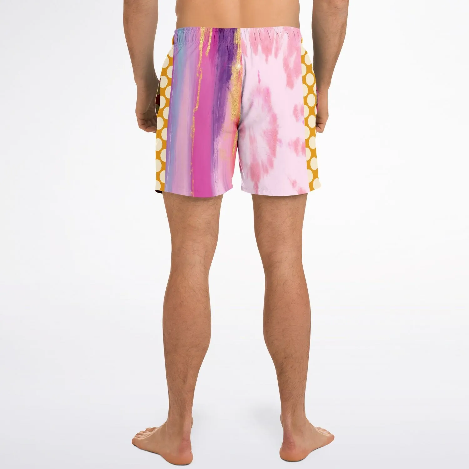 Bahama Mama Bella Patchwork Print Swim Trunks/Shorts