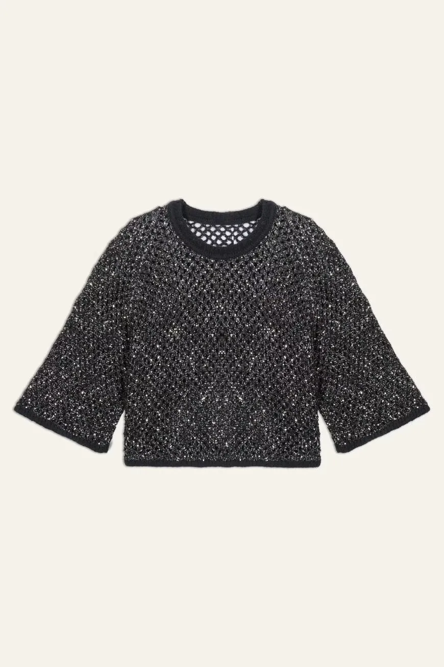 Bash Paris Nate Knit in Black