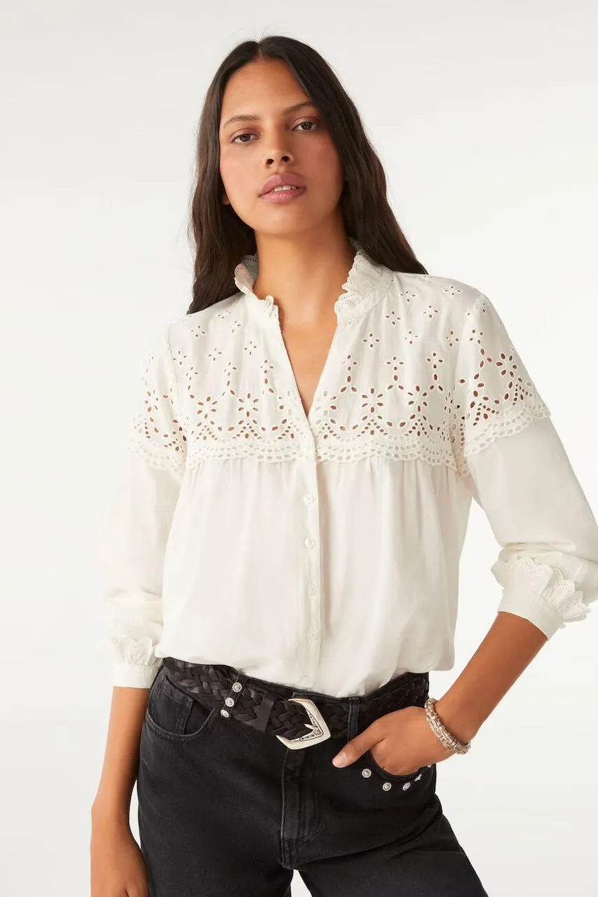 Bash Paris Sarah Shirt in Ecru