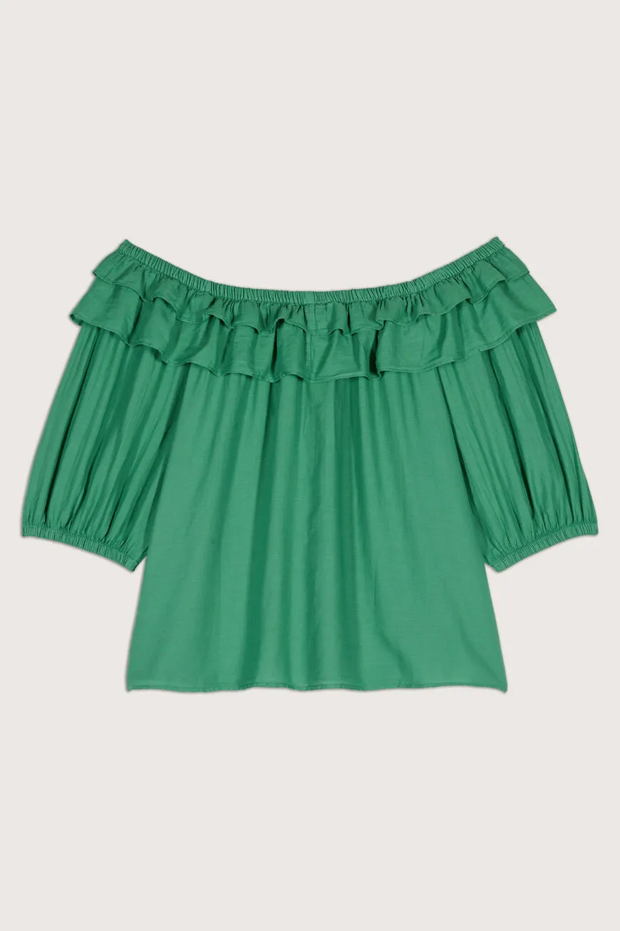 Bash Paris Tarek Top in Green