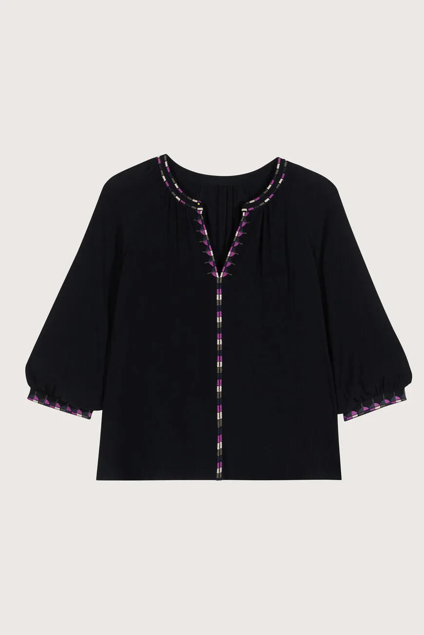 Bash Paris Theo Noir Tulum Top