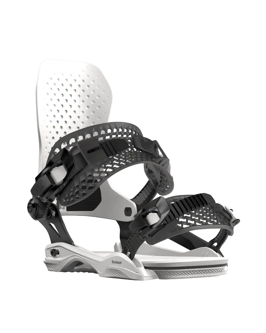 BATALEON 20Y AsymWrap Snowboard Bindings White 2024