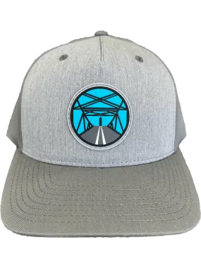 Beach Bound Snapback Hat (Gray/Heather Gray)