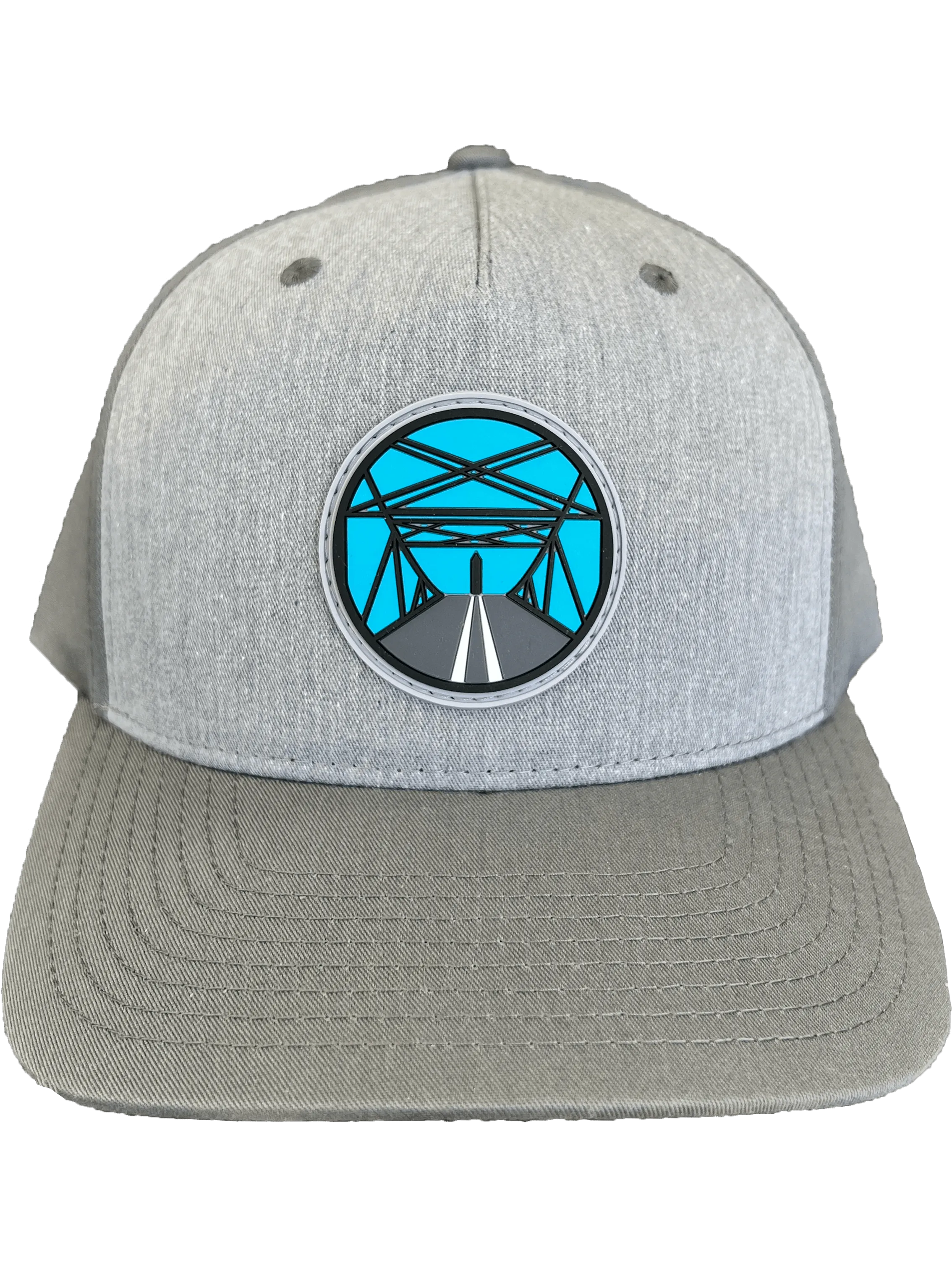 Beach Bound Snapback Hat (Gray/Heather Gray)