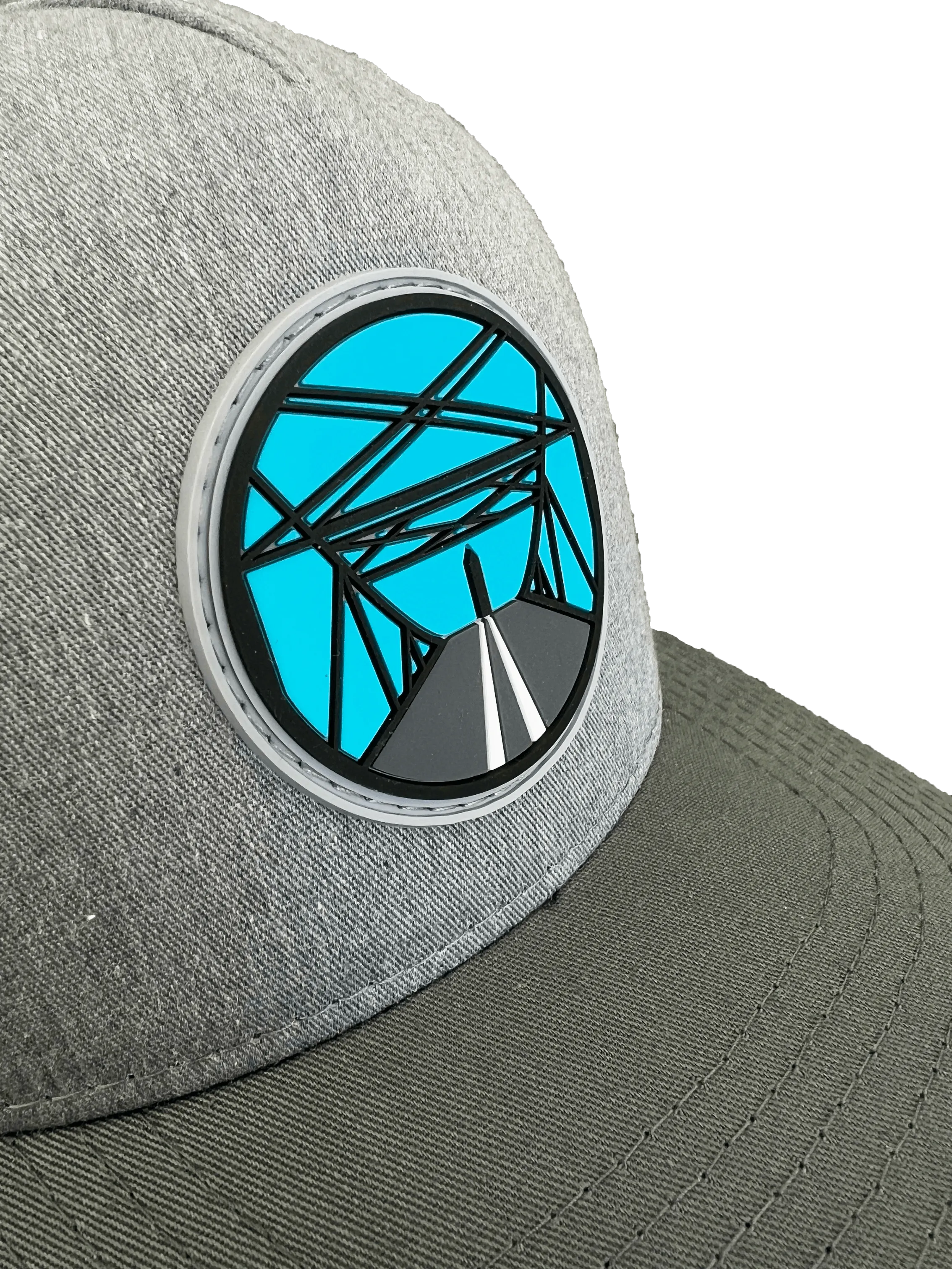 Beach Bound Snapback Hat (Gray/Heather Gray)