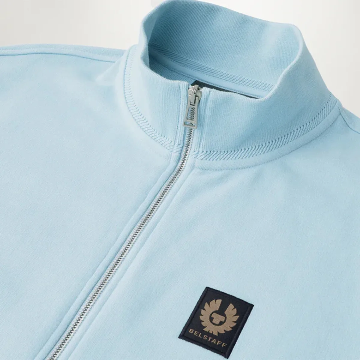 Belstaff - Full Zip Sweatshirt in Skyline Blue