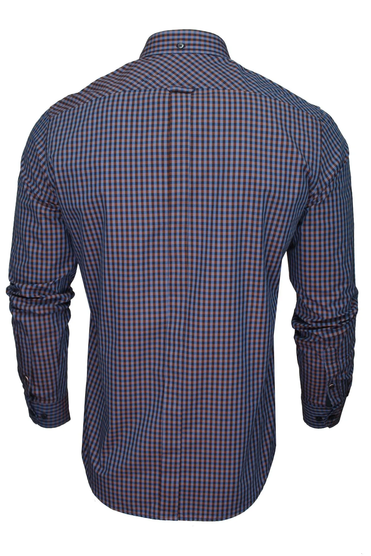 Ben Sherman Men's Signature Gingham Check Shirt, Button-Down Collar, Long Sleeves, Regular Fit