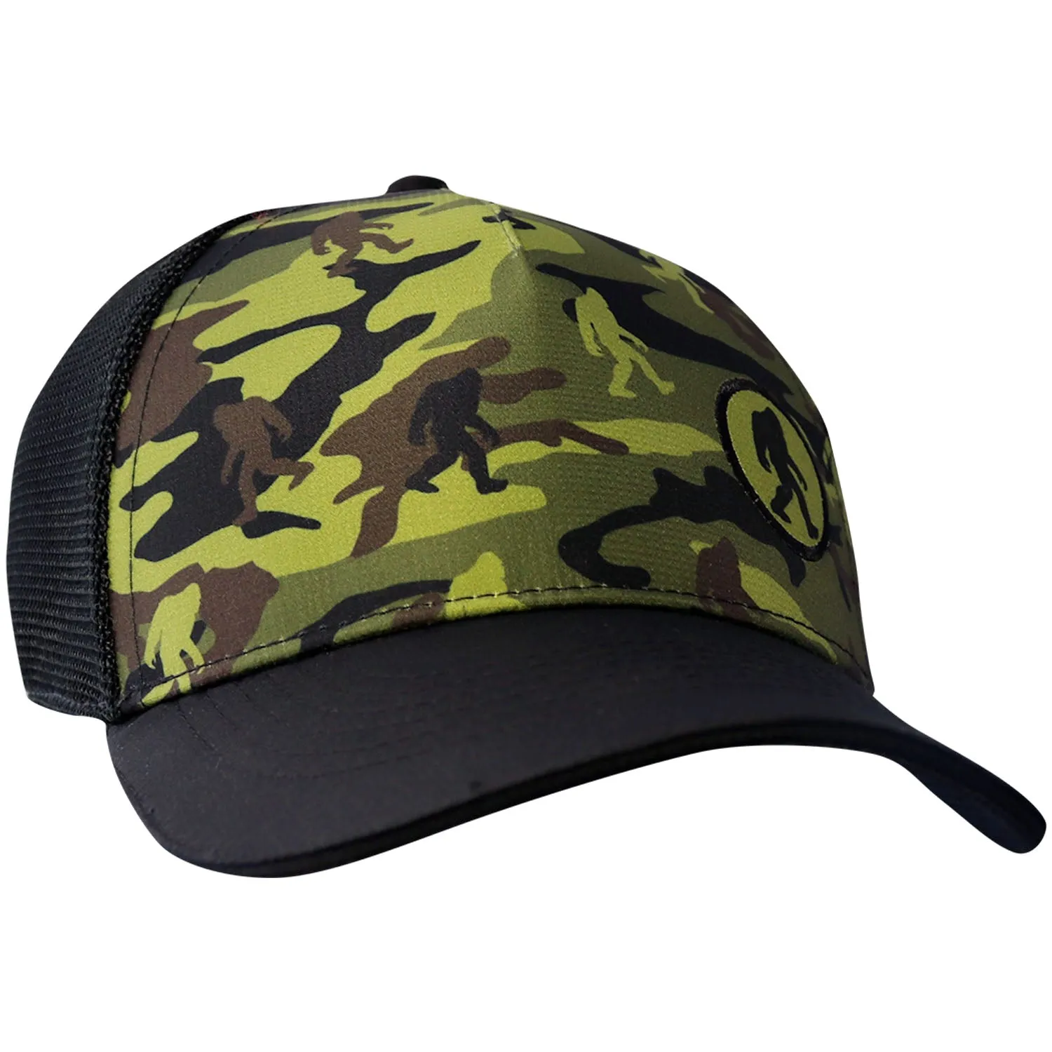 Bigfoot Camo 5 Panel Trucker Hat