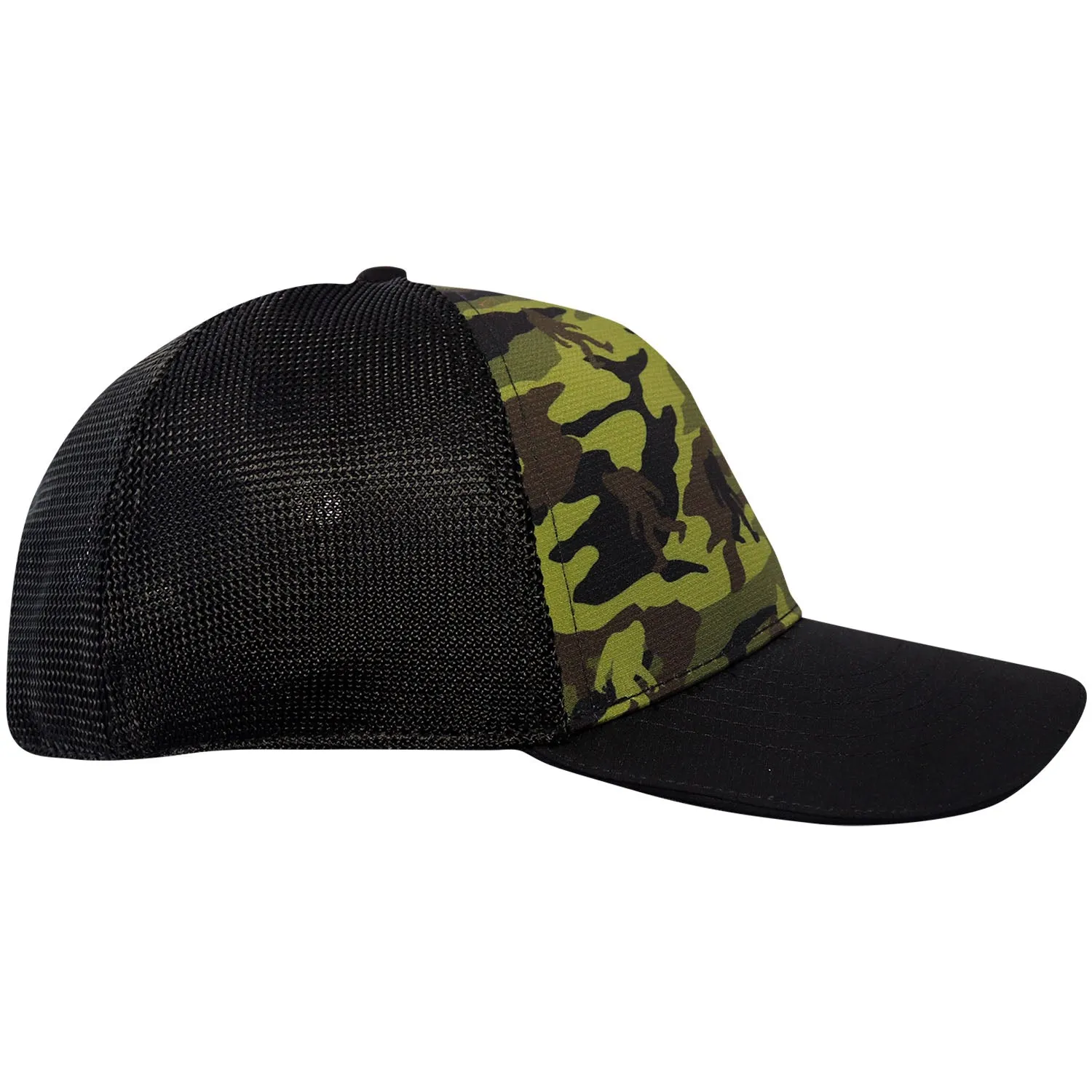 Bigfoot Camo 5 Panel Trucker Hat