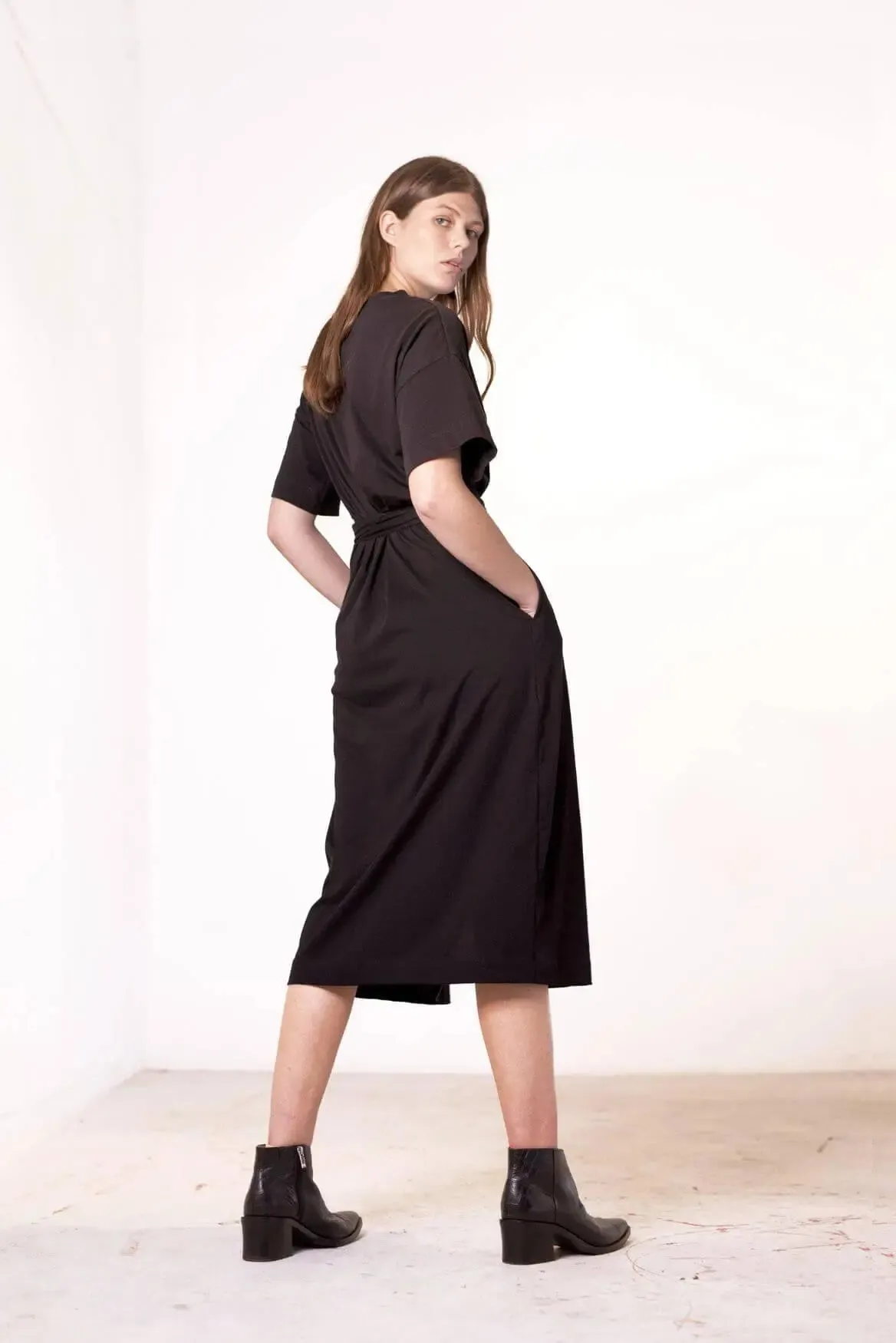 Black organic Array dress