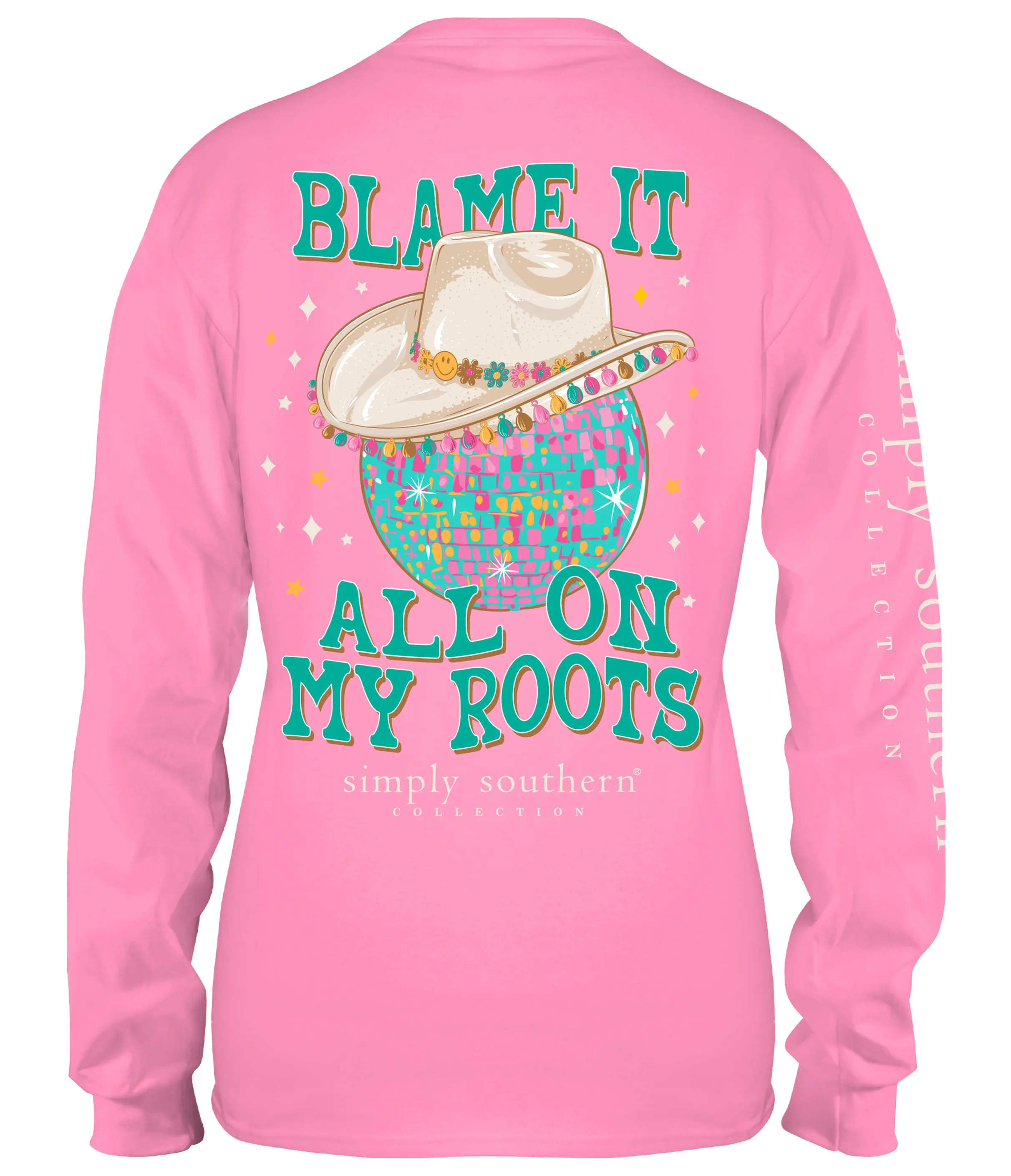 'Blame It All On My Roots' Long Sleeve Tee by Simply Southern