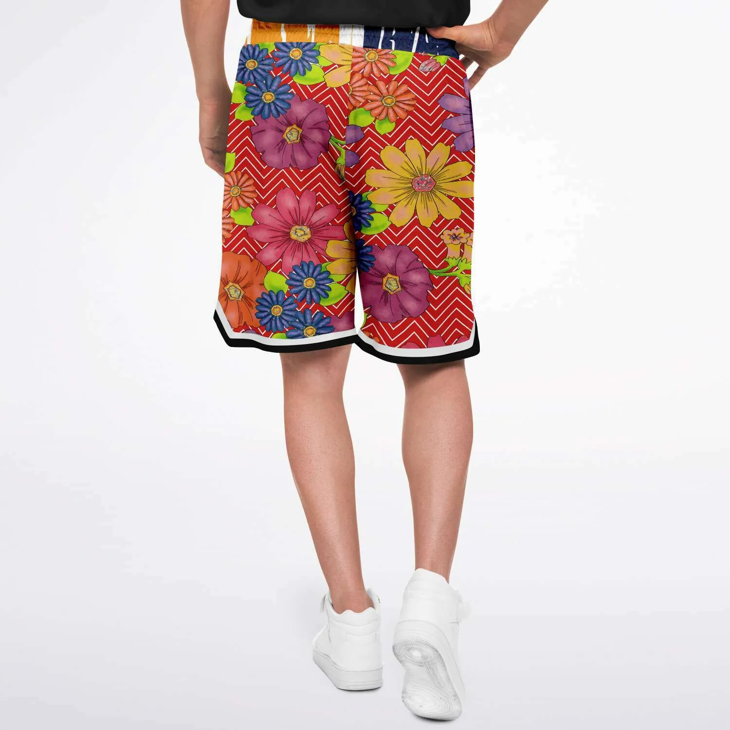 Blossom Hill Unisex Basketball Shorts