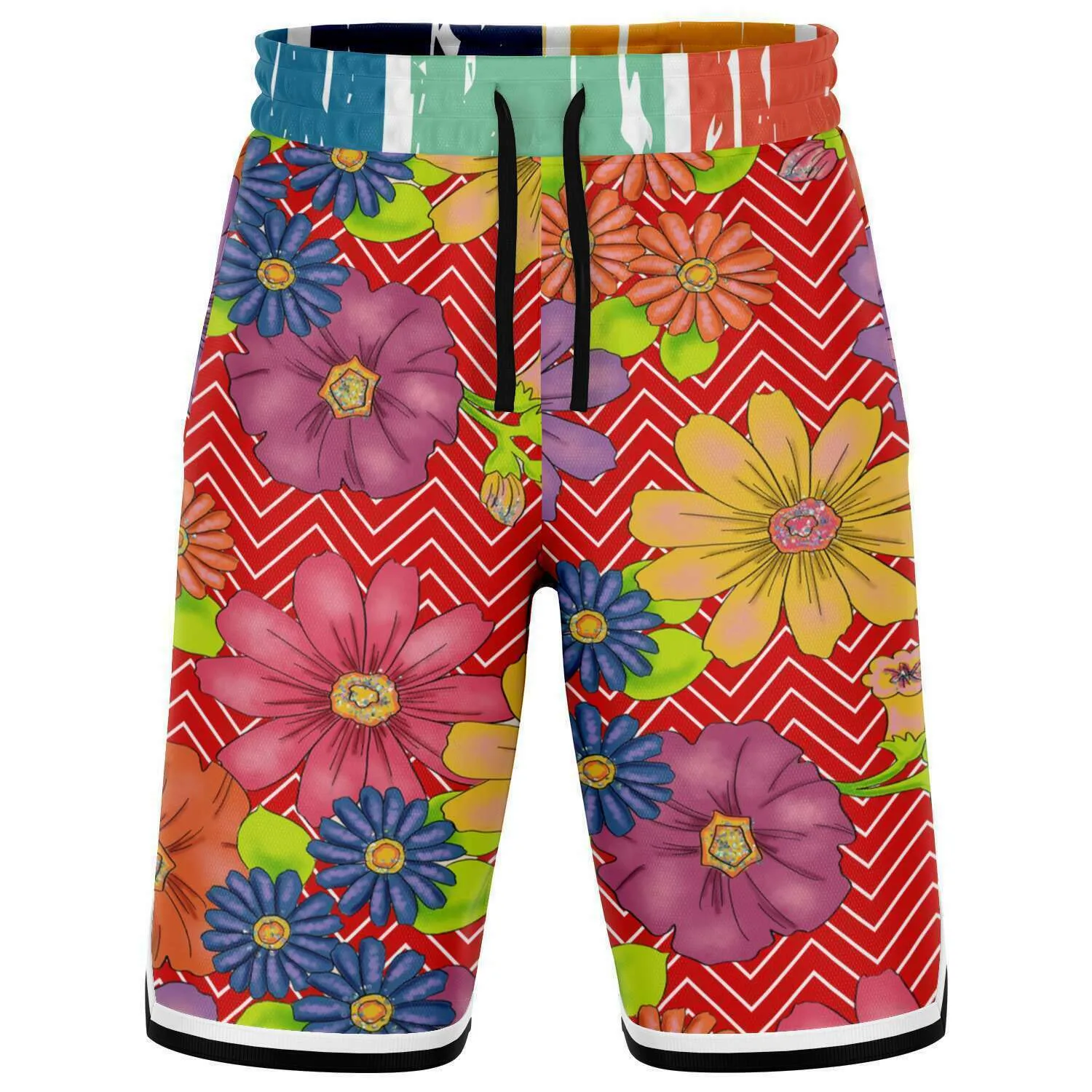 Blossom Hill Unisex Basketball Shorts