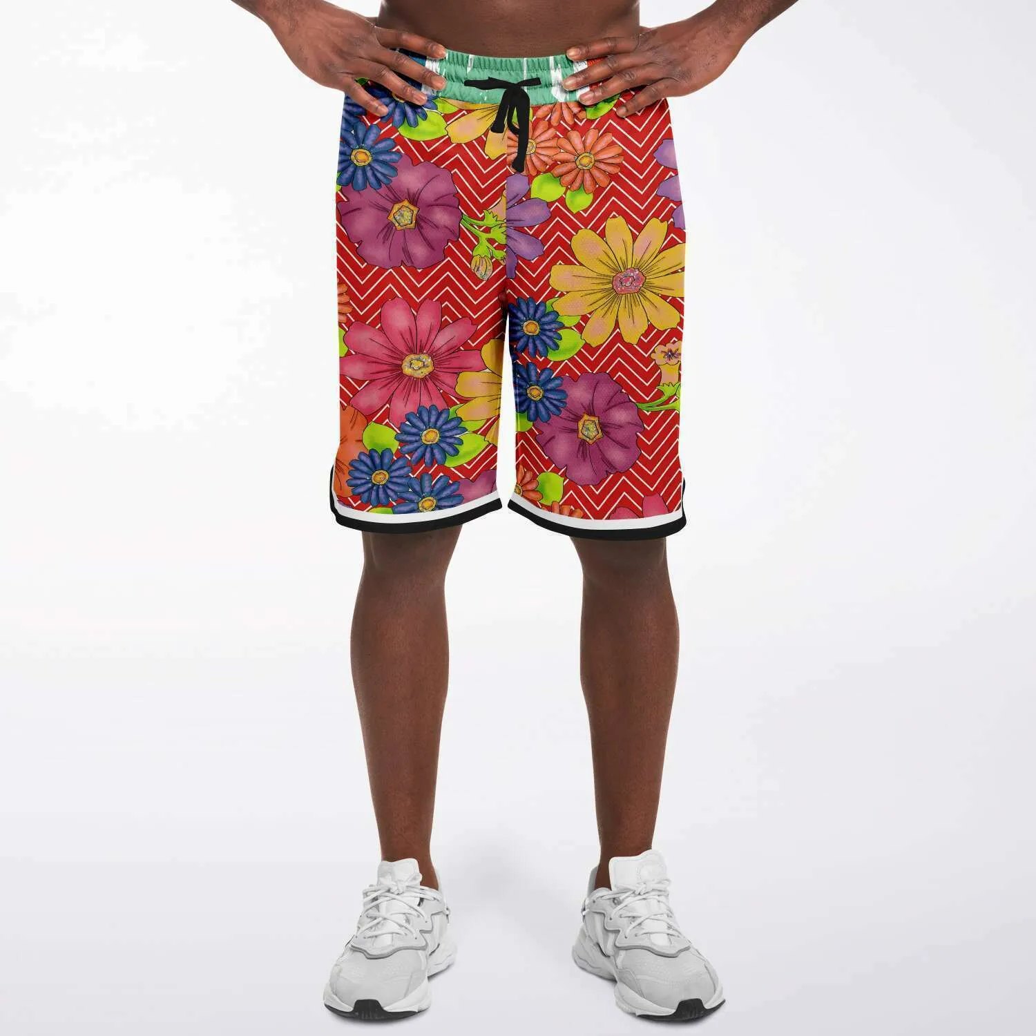 Blossom Hill Unisex Basketball Shorts