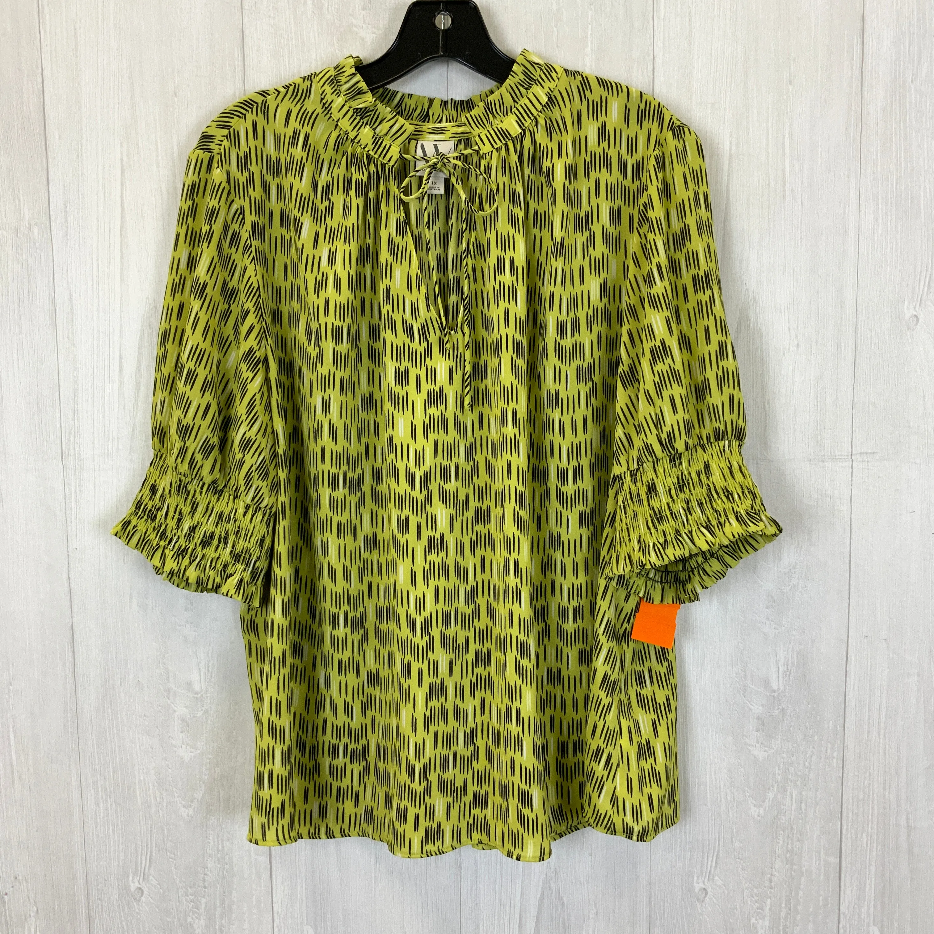 Blouse Short Sleeve By Worthington  Size: 1x