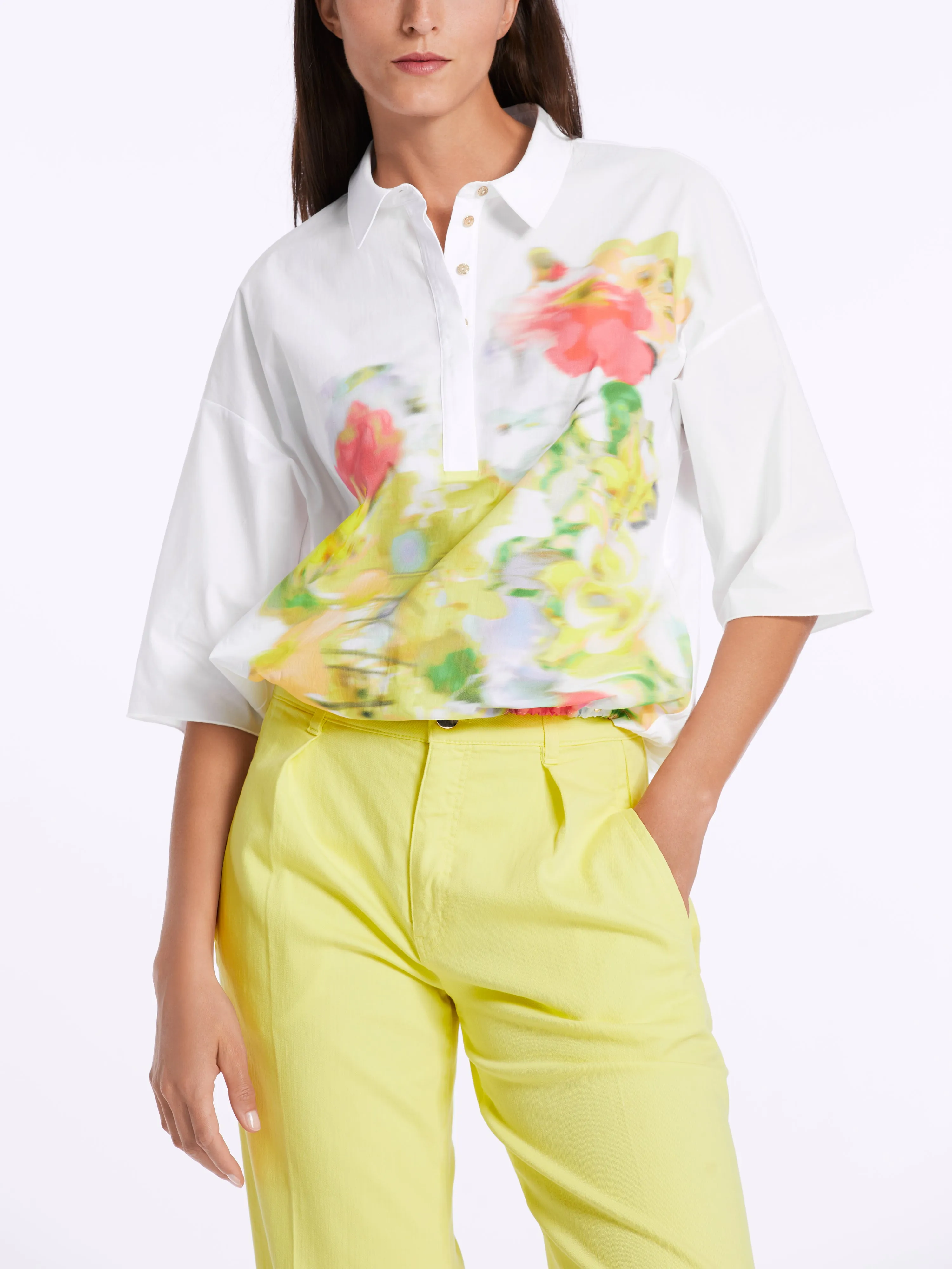 Blouse - White/Print