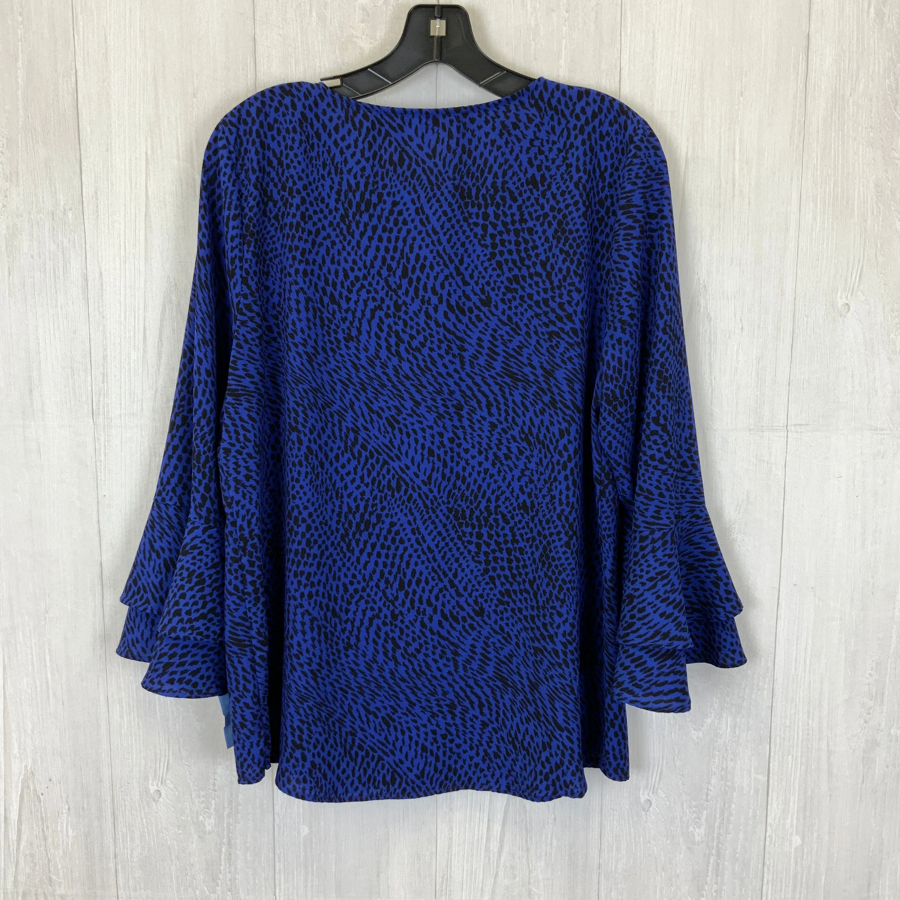 Blue Blouse Long Sleeve Apt 9, Size L