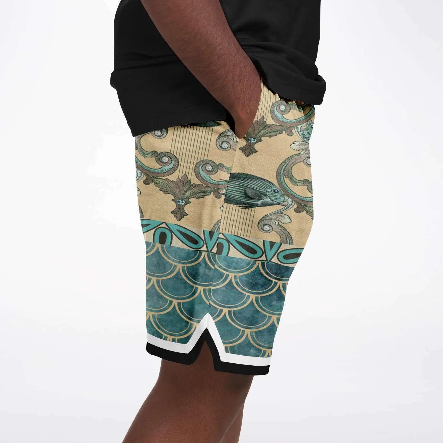 Bon Voyage Unisex Basketball Shorts