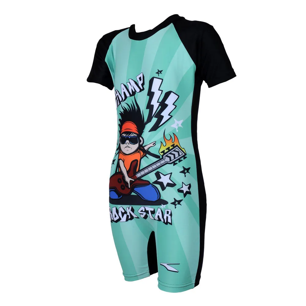 Boys Rockstar Printed Elastostretch Swimsuit