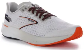 Brooks Hyperion In White Black For Men